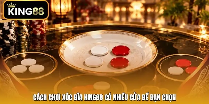 Cách chơi xóc đĩa King88 có nhiều cửa để bạn chọn